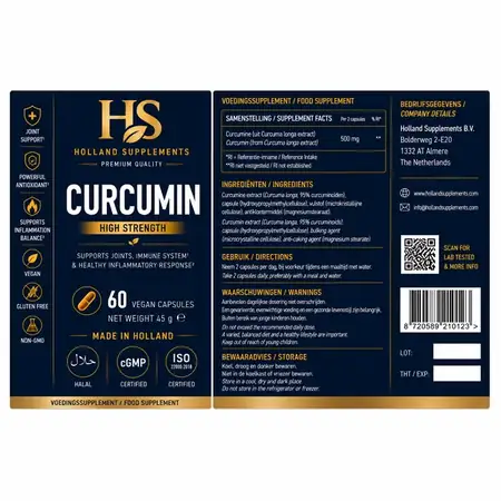 Curcumine 500mg - Afbeelding 2